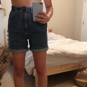 vintage lee denim shorts